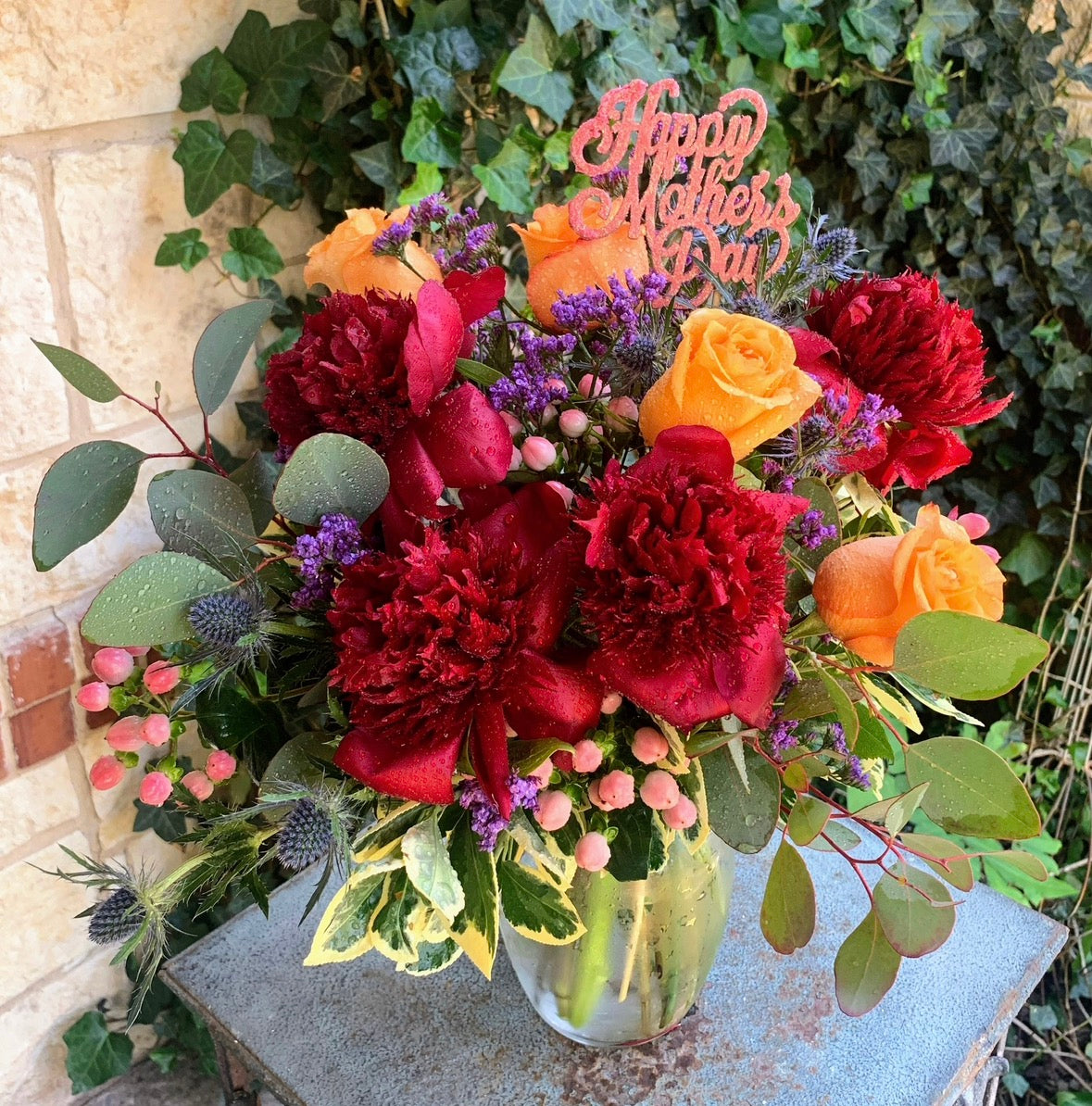 Designer’s Choice Mixed Flower Bouquet Vase